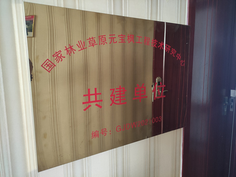 國(guo)傢(jia)林業草(cǎo)原元寶楓工(gong)程(cheng)技(ji)術(shù)研究中(zhong)心共建(jian)單(dan)位